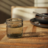 F2D Waterglas 22cl Grijs Crackle (set van 2)