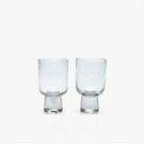 F2D Glas met voet 25cl Transparant Kolon (set van 2)