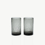 F2D Longdrinkglas 40cl Grijs Crackle (set van 2)