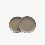 GRADES Gebaksbord Beige (set van 2)