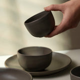 GRADES Koffiekop Grey (set van 2)