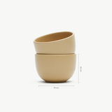 GRADES Koffiekop Yellow (set van 2)