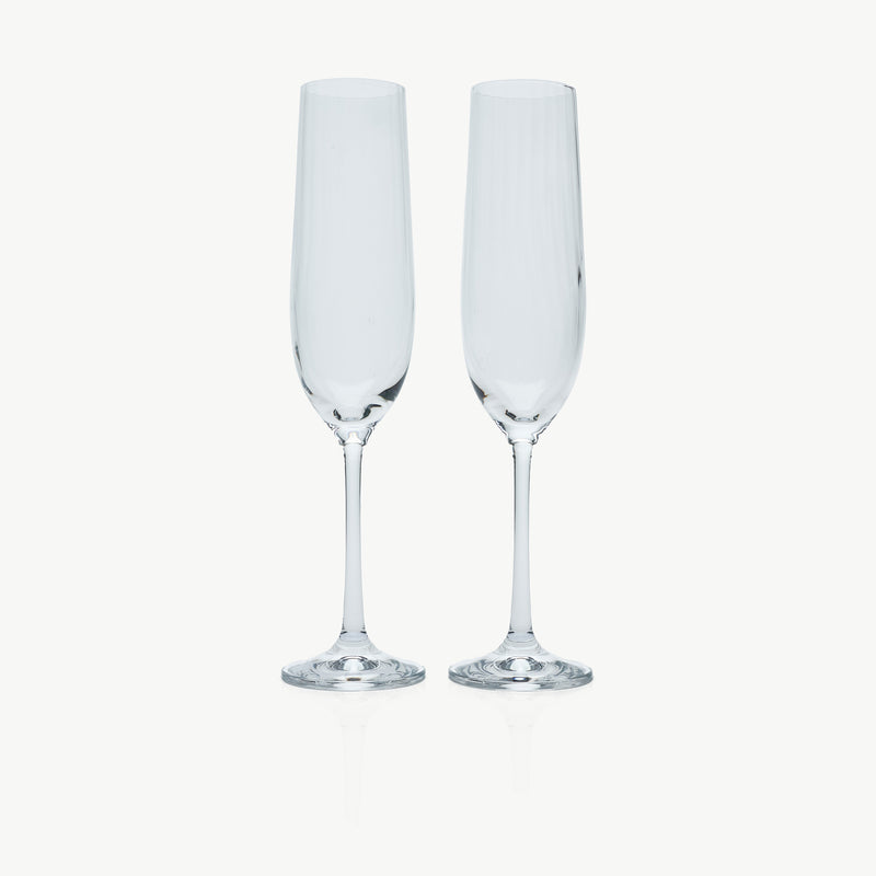 F2D Champagneglas 19cl Optic Transparant (set van 2)