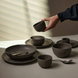 GRADES Tapasschaaltje Grey (set van 2)