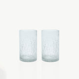 F2D Longdrinkglas 40cl Transparant Crackle (set van 2)